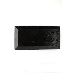 Тарелка прямоугольная 32см, чёрный, BLACK MOSS, Porland