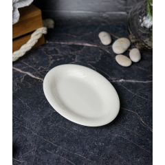 Блюдо овальное 17 см, цвет белый, STORM, Porland