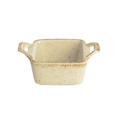 Соусник квадратный с 2-мя ручками 7х10 см h 4.2 см, Seasons Желтый, Porland