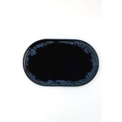 Тарелка овальная 32см, темно-синий, темно-синий, ROOT BLUE, Porland