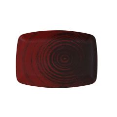 Блюдо прямоугольное 27х19 см, Lykke Красный, Porland