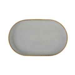 Блюдо овальное 32х20 см, Seasons Серый, Porland