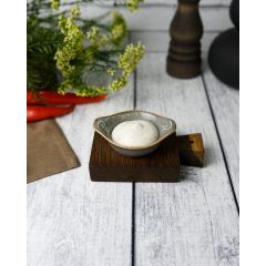 Соусник с ручками d 7 см, Seasons Темно-серый, Porland