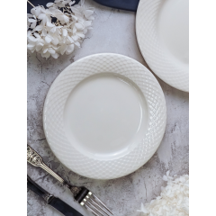 Тарелка мелкая 23 см, цвет белый, ALUMILITE AQUA, Porland