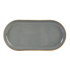 Блюдо овальное 30х15 см, Seasons Темно-серый, Porland