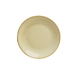 Тарелка 24 см безбортовая, Seasons Желтый, Porland