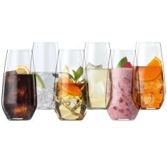 Набор из 6-ти бокалов для коктейлей 550 мл  Casual Champagne, прозрачный, хрустальное стекло, серия Authentis, Spiegelau