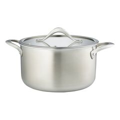 Кастрюля с крышкой 3Ply Etalon, ?24 см, 6 л, Liberty Jones