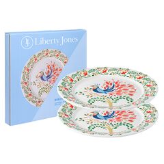 Набор тарелок Fantail Bird из коллекции Birds of Paradise в подарочной упаковке, ?28 см, 2 шт., Liberty Jones