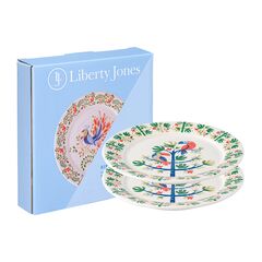 Набор тарелок Toucan из коллекции Birds of Paradise в подарочной упаковке, ?18 см, 2 шт., Liberty Jones