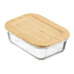Контейнер для запекания и хранения Eco Store с крышкой из бамбука, 370 мл, Smart Solutions