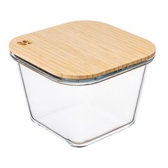 Контейнер для запекания и хранения квадратный Eco Store с крышкой из бамбука, 1,9 л, Smart Solutions