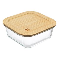 Контейнер для запекания и хранения Eco Store с крышкой из бамбука, 1100 мл, Smart Solutions