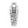 Шейкер Cromo Alchemy Parisienne, 550 мл, D80 мм, H220 мм, хромированная сталь, Lumian