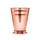Стакан смесительный Julep, 400 мл, D85 мм, H120 мм, нержавеющая сталь, цвет медный, Lumian
