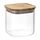Банка для хранения квадратная Glass Acacia, 800 мл, Smart Solutions
