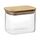Банка для хранения прямоугольная Glass Acacia, 600 мл, Smart Solutions