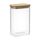 Банка для хранения прямоугольная Glass Acacia, 1,3 л, Smart Solutions