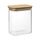 Банка для хранения прямоугольная Glass Acacia, 950 мл, Smart Solutions