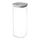 Банка для хранения квадратная Vacuum Glass, 2 л, светло-серая, Smart Solutions