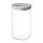 Банка для хранения квадратная Vacuum Glass, 1,5 л, светло-серая, Smart Solutions