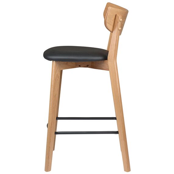 Стул барный Unique Furniture, Pero, PU-кожа, черный, Unique Furniture, изображение 8