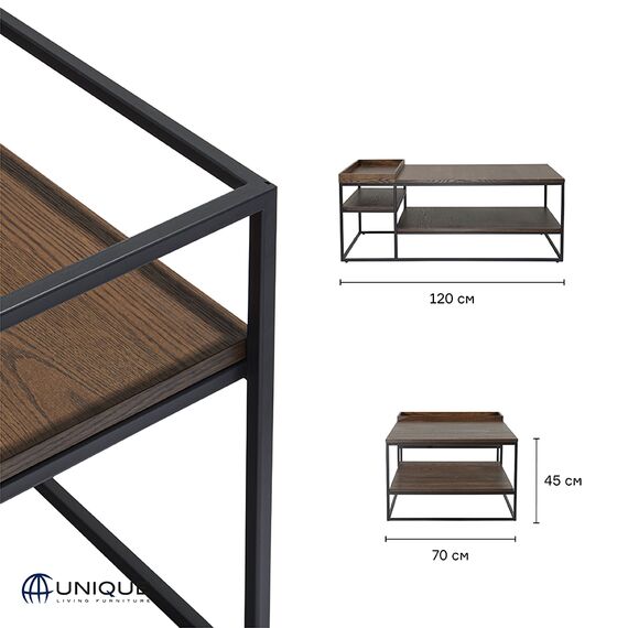 Столик кофейный Unique Furniture, Rivoli, 120х70 см, Unique Furniture, изображение 12