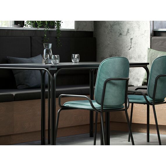 Стол обеденный Ror, 85х120 см, черный, Latitude, изображение 3