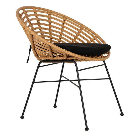 Стул Vetle Round, ротанг, Bergenson Bjorn, изображение 2