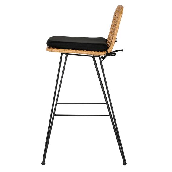 Стул барный Vetle Flat, ротанг, Bergenson Bjorn, изображение 3