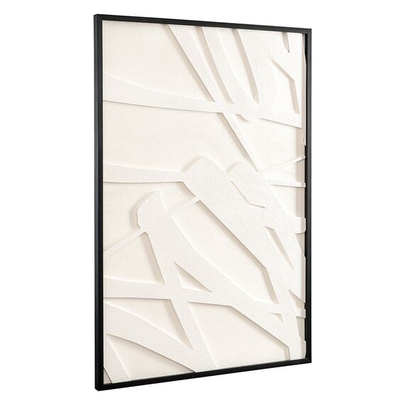 Панно декоративное с эффектом 3D Minimalism, 70х100 см, белый\бежевый, Bergenson Bjorn, изображение 2