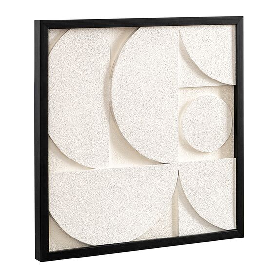 Панно декоративное с эффектом 3D Minimalism, 40х40 см, белый, Bergenson Bjorn, изображение 2