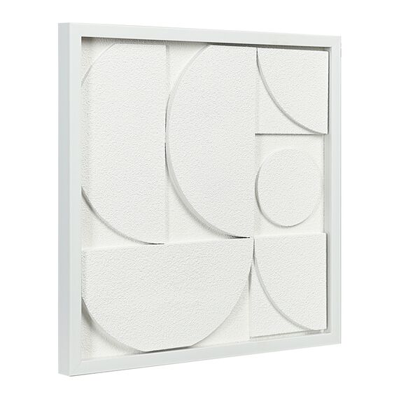 Панно декоративное с эффектом 3D Minimalism, с белой рамой, 40х40 см, Bergenson Bjorn, изображение 2