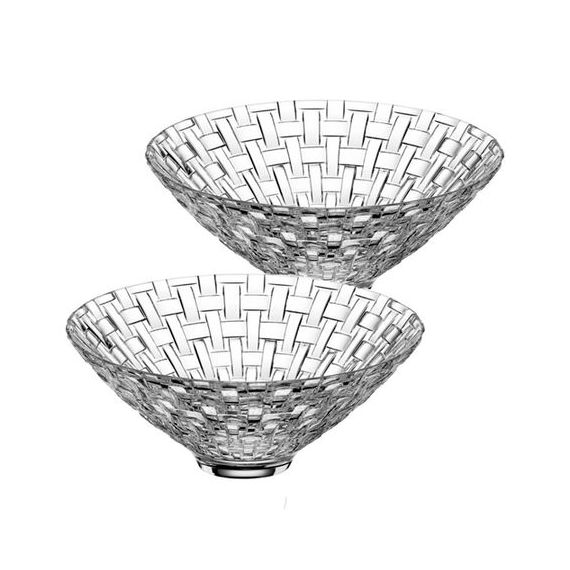 Набор чаш Bossa Nova Bowl deep 15 cm Set/2, 2 шт., 150 мм, хрусталь, Nachtmann