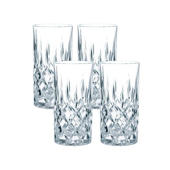 NOBLESSE - Набор стаканов 4 шт. высоких бессвинцовый хрусталь