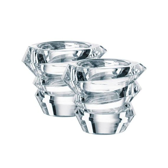 Набор подсвечников Slice Votiv Set/2 Bonuspack, 2 шт., 70 мм, хрусталь, Nachtmann