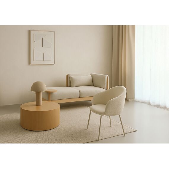 Лампа настольная Texture Sleek, ?32х42 см, бежевая, Bergenson Bjorn, изображение 6