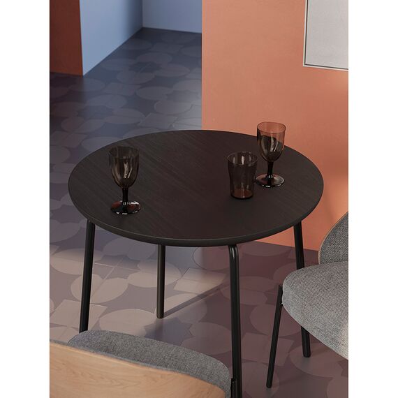 Стол обеденный Round, ?80 см, черный, Bergenson Bjorn, изображение 9