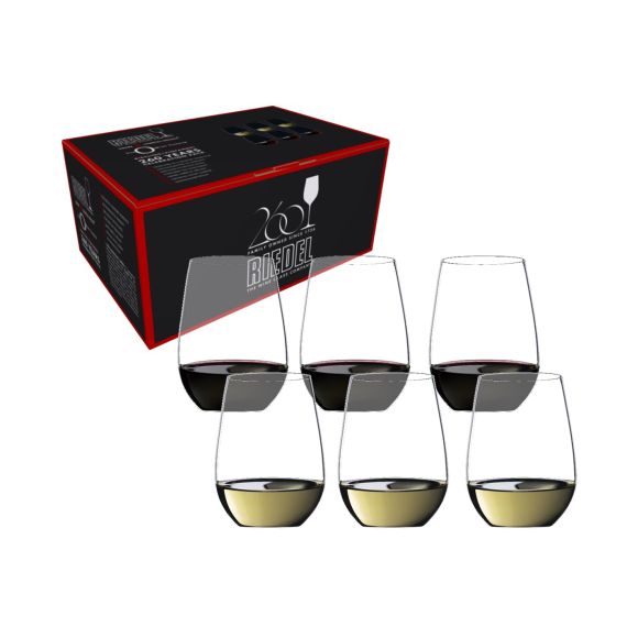 Набор стаканов O Wine Tumbler Riesling/Zinfandel, 6 шт., 375 мл, 7414/56-260, Riedel