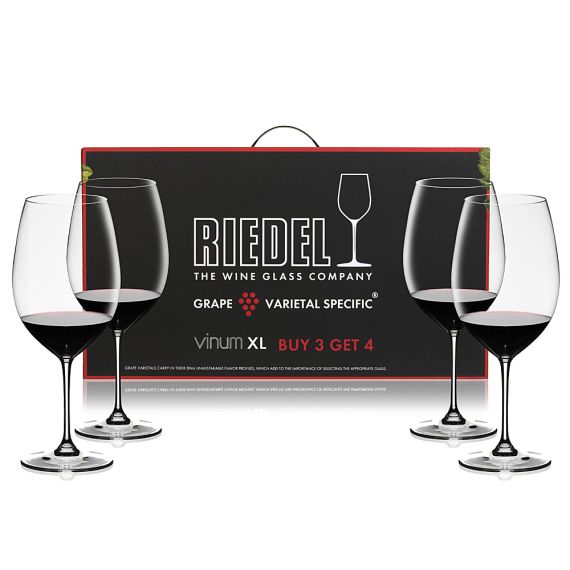 Набор бокалов Vinum XL Cabernet Sauvignon Pay 3 Get 4, 960 мл, 4 шт., 7416/00, Riedel
