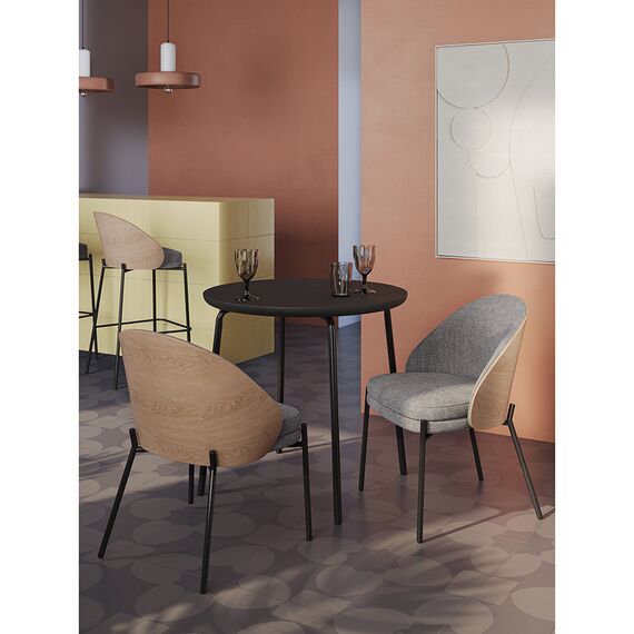 Стол обеденный Round, ?80 см, черный, Bergenson Bjorn, изображение 7