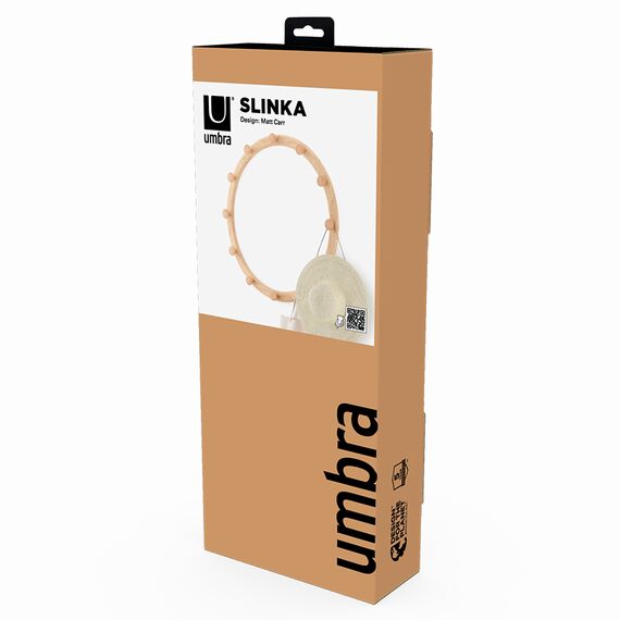 Вешалка настенная Slinka, натуральное дерево, UMBRA, изображение 17