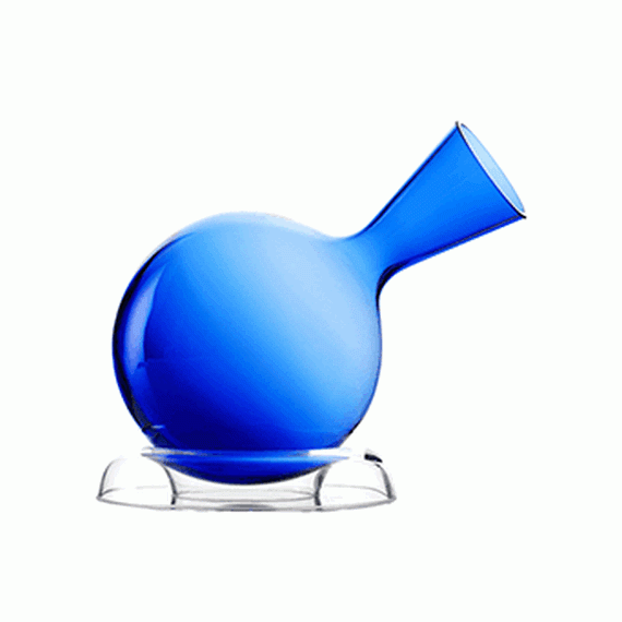 Декантер Vulkanos, 750 мл, D175 мм, H285 мм, синий, стекло, Stolzle