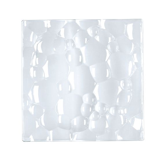 SPHERE - Набор тарелок 2 шт. квадратных 21 см бессвинцовый хрусталь