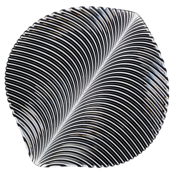 Блюдо подстановочное MAMBO, диаметр: 32 см, материал: бессвинцовый хрусталь, цвет: черный, 75304, NACHTMANN, Германия