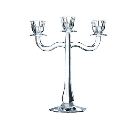 Подсвечник 3-рожковый Ravello, 30 см, хрусталь, Nachtmann