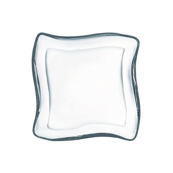 Тарелка квадратная Manhattan, 33 см, хрусталь, Nachtmann