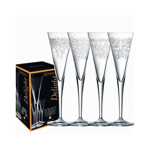 Набор фужеров для шампанского Delight, 165 мл, 4 шт., бессвинцовый хрусталь, Nachtmann