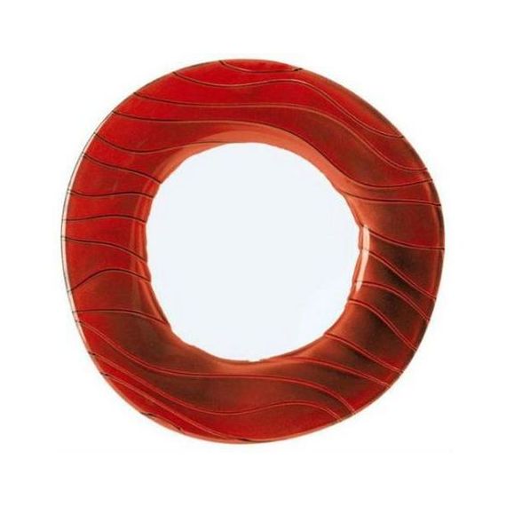 Тарелка круглая Marrakech line Extension, 32см, красная, хрусталь, Nachtmann