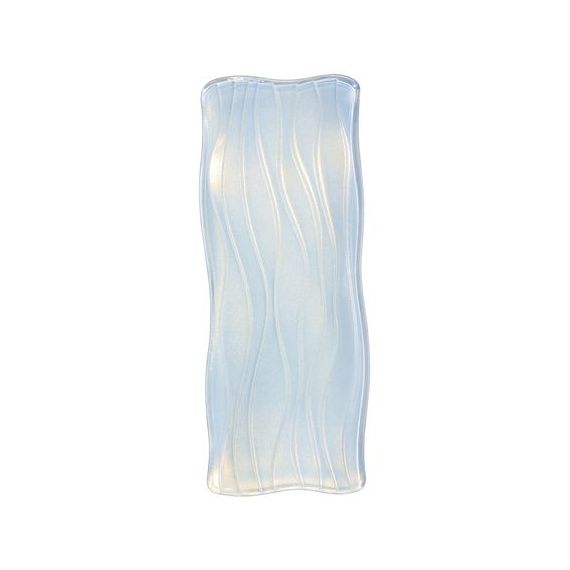 Тарелка прямоугольная Glamour, 40 см, белая, хрусталь, Nachtmann